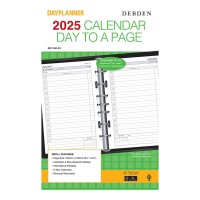 Debden Desk Dayplanner Refill 2025 Day to Page 